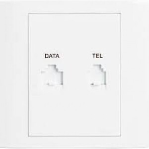 Ổ cắm mạng RJ11 + RJ45 Cat 5e WXETD