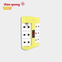 Ổ cắm xoay 90º Điện Quang ĐQ ESK RT 6YW