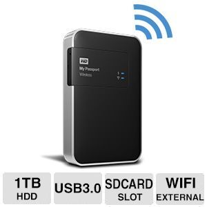 Ổ cứng cắm ngoài  Western My Passport Wireless 1TB, 2.5 inch