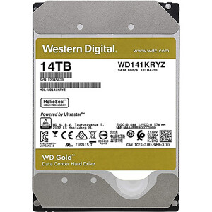 Ổ cứng Desktop WD HDD Gold WD141KRYZ (14TB/3.5/SATA 3/256MB Cache/7200RPM)