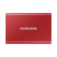 Ổ Cứng Di Động SAMSUNG T7 2TB SSD USB 3.2 Gen 2 Metallic Red (MU-PC2T0R/WW)