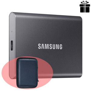 Ổ Cứng Di Động SAMSUNG T7 2TB SSD USB 3.2 Gen 2 Titan Gray (MU-PC2T0T/WW)