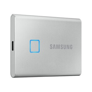 Ổ Cứng Di Động SAMSUNG T7 Touch 2TB SSD USB 3.2 Gen 2 Silver (MU-PC2T0S/WW)