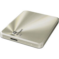 Ổ Cứng Di Động External HDD WD 1TB My Passport Metal 2.5 WDBTYH0010BCG (Vàng)