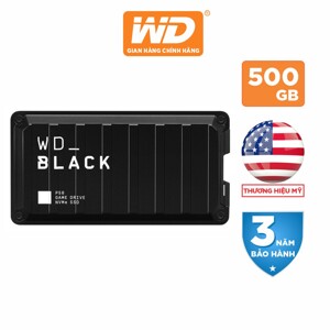 Ổ cứng di động WD BLACK P50 Game Drive SSD 500GB (WDBA3S5000ABK-WESN)