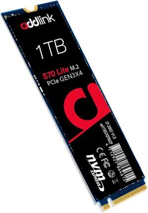 Ổ cứng SSD Addlink S70 1TB M.2 NVMe PCle Gen3x4 TLC AD1TBS70M2P