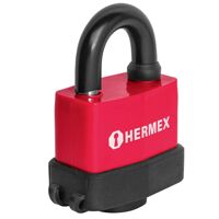 Ổ khóa treo thép bọc nhựa chống cắt 50mm Hermex CMR-50