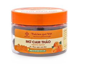 Ô mai mơ cam thảo Hồng Lam - hộp 200g