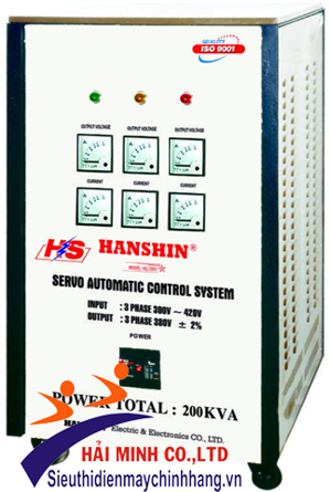 Ổn áp Hanshin 3 pha 200KVA