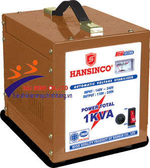 Ổn áp Hansinco 1 pha 1KVA