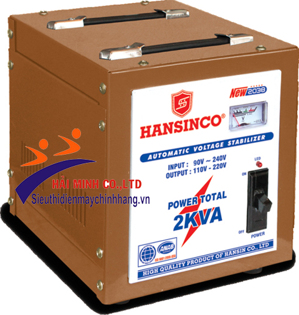 Ổn áp Hansinco 1 pha 2kva