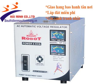 Ổn áp Robot NEW MILLENIUM SP09 - 5KVA, 125V