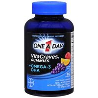 One A Day VitaCraves Gummies Omega-3 DHA - Viên bổ sung vitamin và khoáng chất cho cơ thể, 80 viên