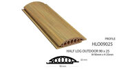 Ốp bán nguyệt outdoor 90x25mm BioWood HLO09025