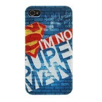 Ốp lưng iPhone 4/4S nhựa in Super man