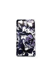 Ốp Lưng Xperia C5 Ultra Butterfly Bar Purple Mix Cung Cấp Bởi Zenuscase