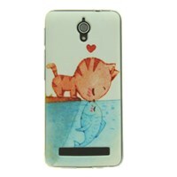 Ốp lưng Zenfone C nhựa dẻo Cover Kiss