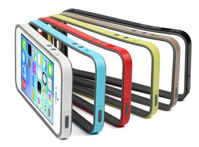 Ốp viền Usams Bumper Rainbow Iphone 5S Đen