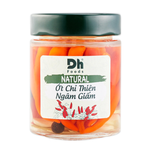 Ớt chỉ thiên ngâm giấm Dh Foods natural hũ 150g