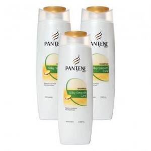 Dầu gội mượt mà óng ả Pantene ProV Silky Smooth Care Shampoo 335ml x 3