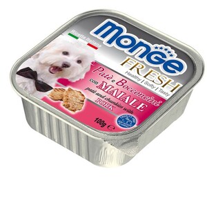 Pate Chó Vị Thịt Heo Monge 100g