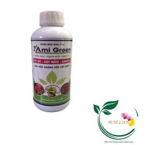 Phân bón sinh học Ami Green Chai 1 Lít