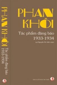 Phan Khôi Tác phẩm đăng báo 1933 - 1934