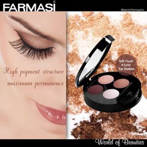 Phấn mắt 4 ô Farmasi Soft Touch Eye Shadow