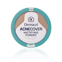 Phấn phủ dạng nén cho da dầu, mụn Dermacol - Acnecover Mattifying