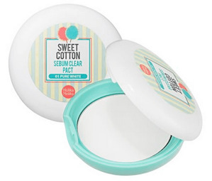 Phấn phủ trang điểm Holika Holika Sweet Cotton Sebum Clear Pact