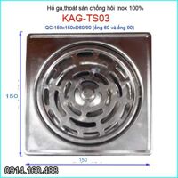 Phễu thoát sàn inox KAG-TS03