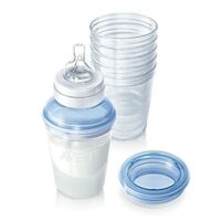 Bộ ly trữ sữa Philips Avent SCF610/05 - 240ml, có nắp đậy