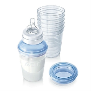 Bộ ly trữ sữa Philips Avent SCF610/05 - 240ml, có nắp đậy