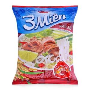 Phở bò 3 Miền Reeva gói 60g