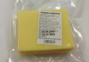 Phô mai Cheddar New Zealand cắt miếng 200gr