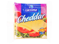 Phô mai lát Lactima Cheddar gói 200g (12 lát)