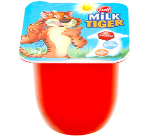 Phô mai tươi Zott Milk Tiger hương dâu - chuối (1 hộp)