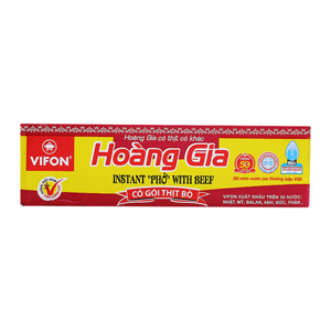 Phở thịt bò Hoàng Gia thùng 18 Gói x 120g