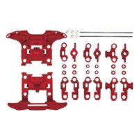 Phụ kiện 15411 MINI 4WD REIN. N-04/T UNITS (RED) Tamiya