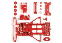 Phụ kiện 95243 MINI 4WD FM Rein. Chassis Red Tamiya