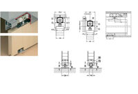 Phụ kiện cửa lùa Hafele 160-P 940.82.256