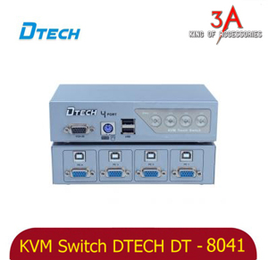 Phụ kiện KVM Switch VGA Dtech DT-8041