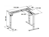 Phụ kiện nâng hạ mặt bàn 633.44.042