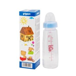 Bình sữa vuông cổ thường KP8 Pigeon BS13002 - 240ml