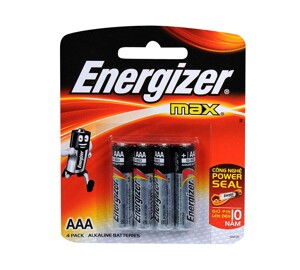 Pin AAA Energizer Max E92 BP4