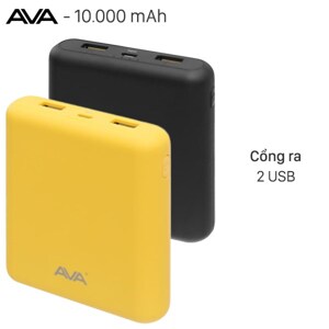 Pin sạc dự phòng 10.000mAh AVA LA Y65