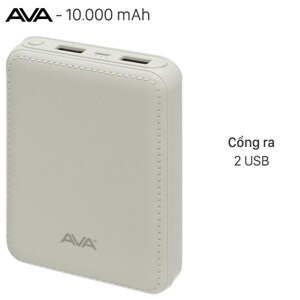 Pin sạc dự phòng AVA DS008-WB 10.000mAh