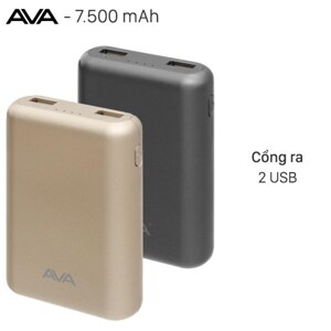 Pin sạc dự phòng AVA LA 10K-1 7.500mAh