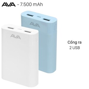 Pin sạc dự phòng AVA LJ JP195 7.500mAh