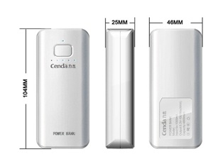 Pin sạc dự phòng Cenda M53 5200mAh